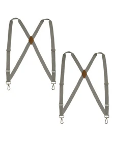 Buyless Fashion Trucker 2 Pack Suspender Men 48" Adjustable Strap Utility Braces - Picture 1 of 49