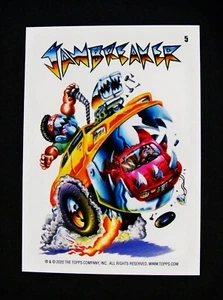 GPK 2020 Krashers LICENSE PLATE Card #5 JAWBREAKER, Iron-Jaw Aaron, Jean Machine - Picture 1 of 2