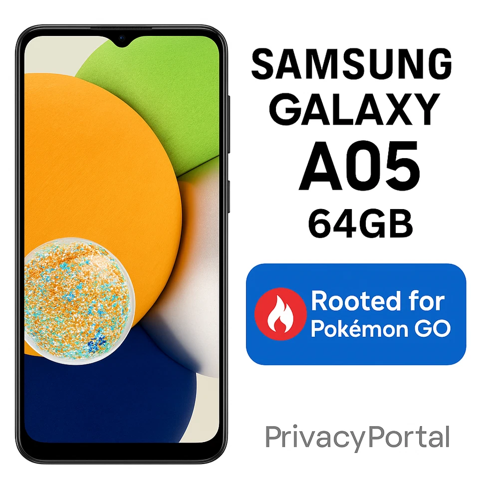 Samsung Galaxy A05 (64GB) - Rooted Android *Pokémon Go Spoofing Phone* - Image 1 of 1