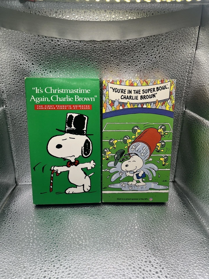 You’re In The Super Bowl Charlie Brown + It’s Christmas Time Again Charlie Brown - Image 1 of 3
