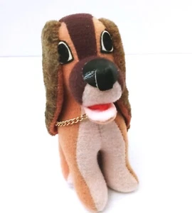 Lady And The Tramp Vintage Disney Plush Wood Chip Stuffed Dakin Herman Pecker - Picture 1 of 11