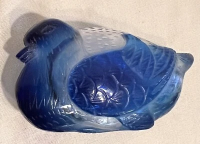 Botella de tabaco china Bluebird (Quingniao) superposición de vidrio de Pekín Foto 1 de 4