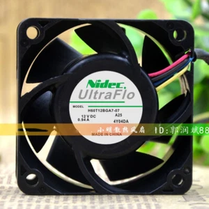 Nidec H60T12BGA7-07 6CM 6025 12V 0,94A Gehäuselüfter Industrielüfter - Bild 1 von 4