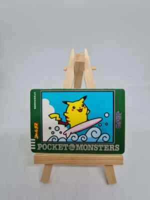 Carte Pokemon Sticker : Pikachu Surfeur - SEALDASS - 1998 - JAP NM - Photo 1/2