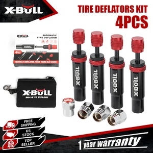X-BULL 4PCS Tire Deflator automatic 10-30 PSI Valve Screw-on Tyre Air Adjustable - Picture 1 of 9