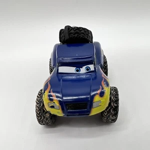 Disney Cars Blue Bulldozer Diecast Car Toy Rare Unique - Picture 1 of 6