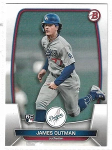 2023 Bowman #13 James Outman RC Los Angeles Dodgers - Picture 1 of 1