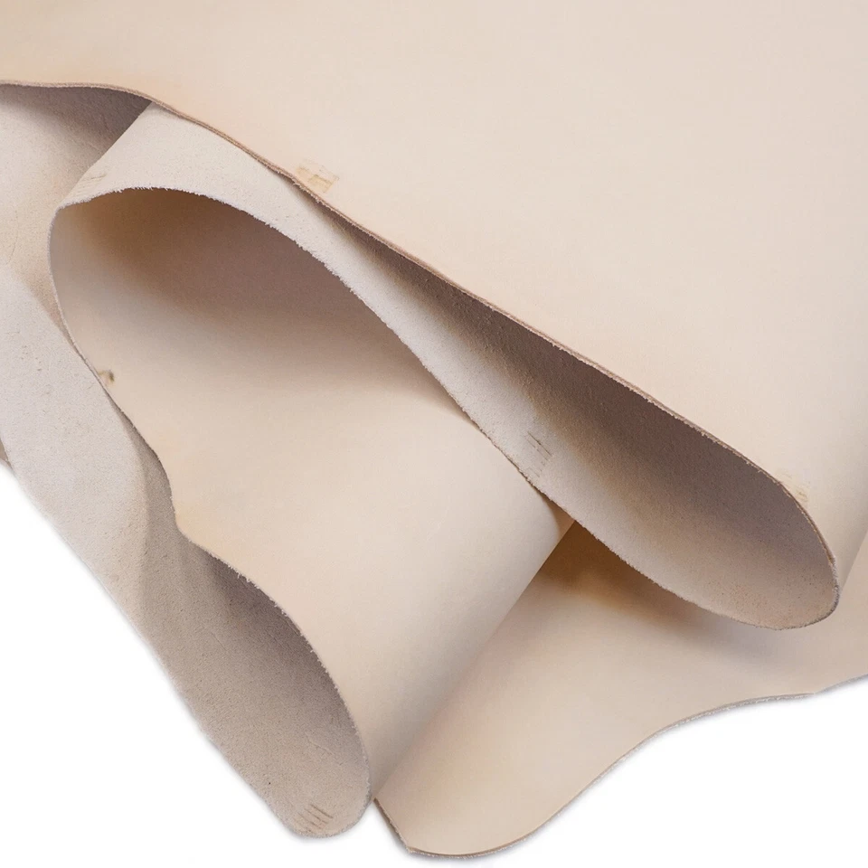 Natural Veg Tan Cowhide Leather  Sold & Cut by the Square Foot from SLC 3/4oz - Image 1 of 1