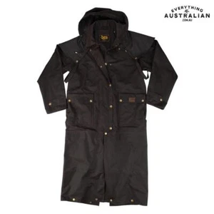 Burke & Wills Balranald Long Coat Brown - Picture 1 of 5