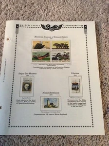 Lote de 127 estampillas conmemorativas de Estados Unidos de los años 70 (rango Scott # 1387-1579) - Imagen 1 de 11