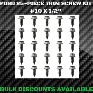 Ford F150 F100 F200 1953+ tablero interior moldura exterior bahía motor tornillos de ajuste  - Imagen 1 de 2