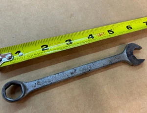 Vintage MAC Tools 1/2" 6PT Combination Open Ended Wrench CH16, 6" Long - Picture 1 of 3