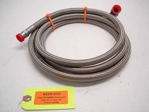 NASCAR BMRS -6an / -8an SS BRAIDED FUEL LINE / RETURN HOSE 113.5" LONG 9'-5.5 10 - Bild 1 von 5