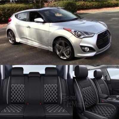 For Hyundai Veloster 12-21 Full Set Car Seat Covers 5-Seat Front & Rear Cushion - Изображение 1 из 4