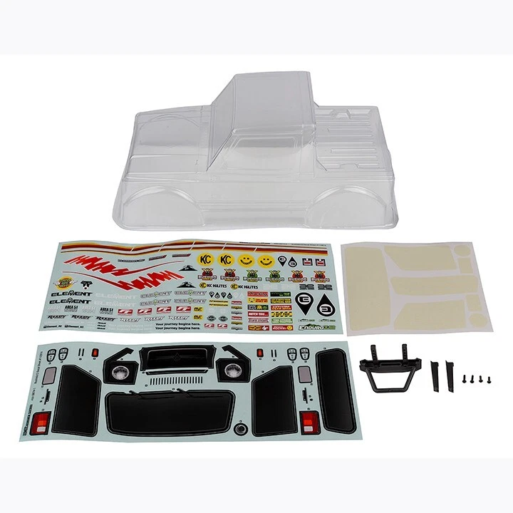 Team Associated #41144 Enduro12, Bushido Body Set, clear - Image 1 of 1