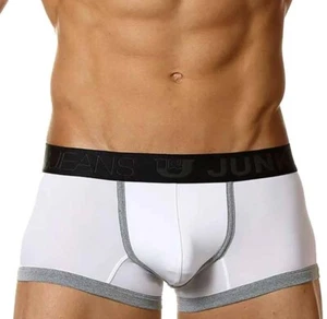 NWT JUNK UNDER JEANS Shadow Trunk White 4XL Underjeans 4XLarge Boxer Breif - Picture 1 of 2