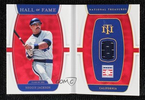 2022 Panini National Treasures Holo Gold /25 Reggie Jackson #HFB-RJ HOF