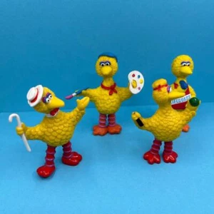 Vintage Sesame Street Big Bird PVC Applause Toy Figures Collection Bundle 1990s - Picture 1 of 7
