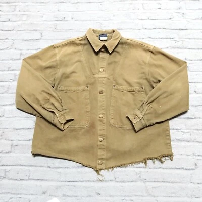 Chaqueta vaquera vintage años 90 Karl Kani Denim Trucker talla M verde marrón envejecida Foto 1 de 4