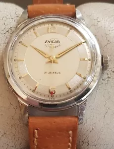 Reloj de pulsera vintage Enicar Ultrasonic - cuerda manual - Cal. AR 1010 - Imagen 1 de 9
