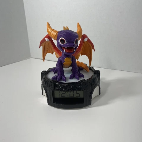 Skylanders Spyro Alarm Clock Figure 6" - Color Changing Portal Base 2013 - WORKS Cover