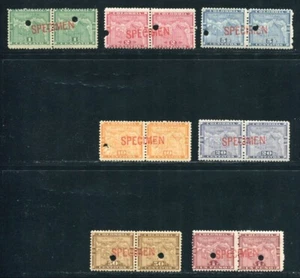 PANAMA COLOMBIA 1894 MAPS SPECIMEN AMERICAN BANK NOTE CO. - Picture 1 of 2