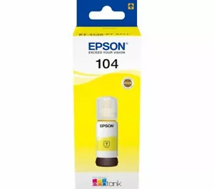 Bottiglia di inchiostro per stampante Epson 104 giallo Epson EcoTank C13T0P440 - Foto 1 di 1