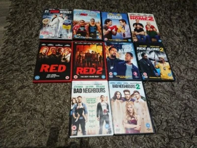 Red / Daddy's Home /Ride Along / Bad Neighbours / Jump Street (DVD) 10 Movies - Image 1 of 2