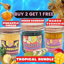 Sea Moss-Mango Turmeric Gel Buy 2 Get ONE 8 oz FREE Mango Flavored seamoss gel