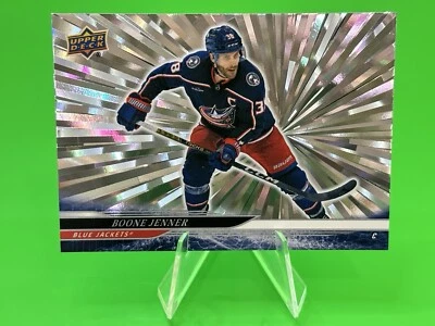 ❄️2024-25 Upper Deck Series 1 Hockey Silver Outburst #55 Boone Jenner, Jackets❄️ - Image 1 of 4