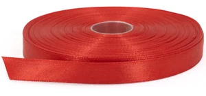 Stuffvisor Satin Red Ribbon - 1/2 inch x 50 Yards, Double Face Solid Color Ribb - Picture 1 of 7