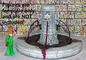 HAND PAINTED FOUNTAIN OF BLOOD - Works with Dwarven Forge & DnD D&D - Picture 1 of 1