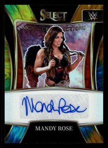 Mandy Rose 2022 Panini Select WWE #SN-MRS Signature Selections Tie-Dye /25 - Picture 1 of 2