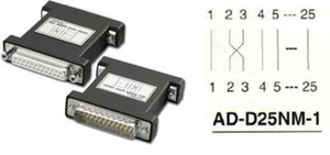 Adattatore modem zero stampante standard Pan Pacific AD-D25NM-1, DB25 - Foto 1 di 1