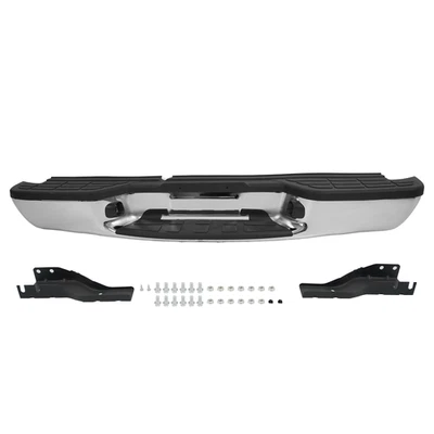 Fit for Chevy S10 GMC Sonoma 1998-2004 Fleetside Chrome Rear Bumper Assembly Foto 1 de 4