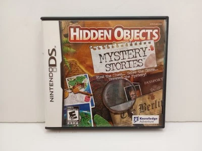 Hidden Objects: Mystery Stories (Nintendo DS, 2010) authentic tested complete - Image 1 of 4