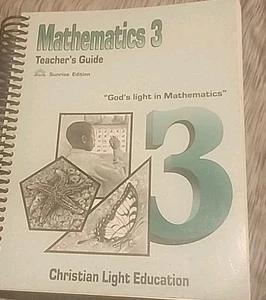 math grade 3 homeschool Christian light education - Picture 1 of 6