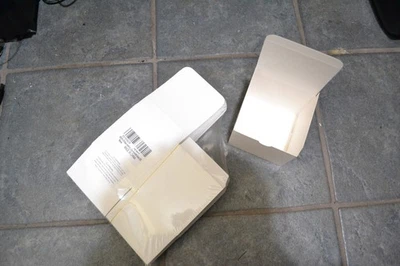 Cajas de Regalo 4x4x4 Blanco Kraft Plegable 50 Unidades No Envío Foto 1 de 4