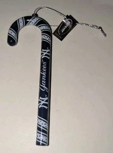 New York Yankees NY 5" Bastón de Caramelo Adorno de Navidad MLB Forever Coleccionables - Imagen 1 de 5