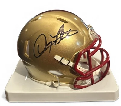 Doug Flutie Signed Boston College Eagles Speed Mini Helmet (Beckett) - Image 1 of 4