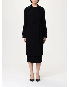 Theory Belted Trench Coat Women Black - Picture 1 of 5
