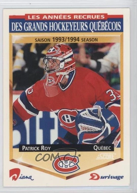 1993-94 Score Patrick Roy #17 HOF - Image 1 of 2