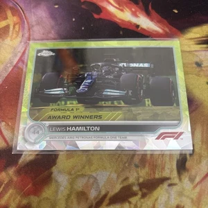 2022 Topps Chrome Sapphire Formula 1 F1 Lewis Hamilton #195 Chartreuse /199 - Bild 1 von 2
