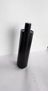 Pool Quue Butt Verlängerung schwarz Aluminium 4" Zoll stapelbar für Raubtier Billard - Bild 1 von 6