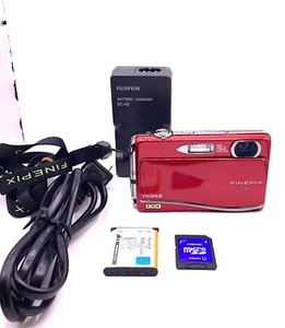 [Near MINT] FUJIFILM FinePix Z800 EXR  Red Compact Digital Camera From Japan - Picture 1 of 7