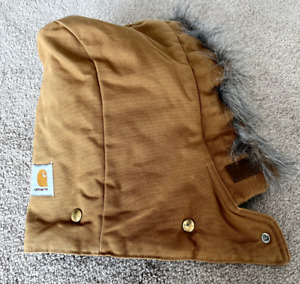 Hotte manteau en fausse fourrure marron canard vintage Carhartt doublée de courtepointe SEULEMENT 968QH fabriquée aux États-Unis