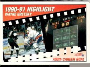 1991 Score American #413 Wayne Gretzky Los Angeles Kings - Picture 1 of 2