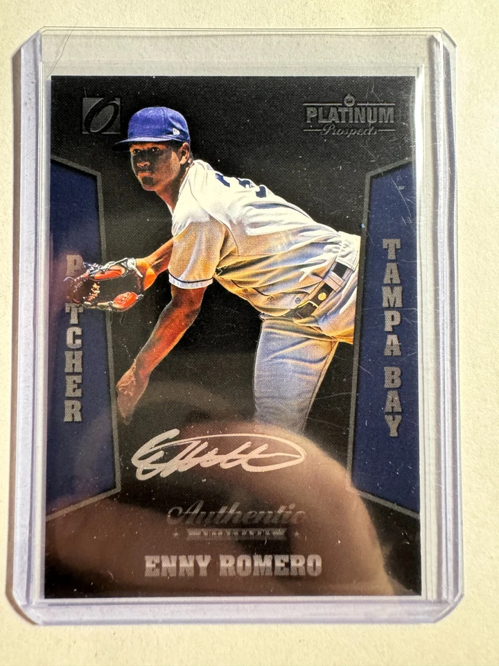 K172,443 - 2013 Onyx Platinum Prospects Auto Silver #PPAU28 Enny Romero #/150 - Image 1 of 1