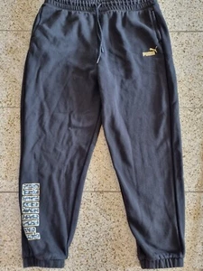 Puma JOGGINGHOSE, Gr. XL,SCHWARZ GOLD, SCHRITTLÄNGE 68, INSG. 100cm, Wie Neu - Bild 1 von 4
