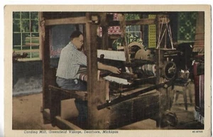 Postal de colección - Carding Mill, Greenfield Village, Dearborn, Michigan - Imagen 1 de 2